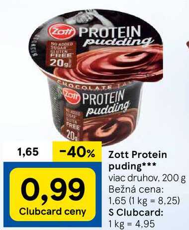 Zott Protein puding, 200 g