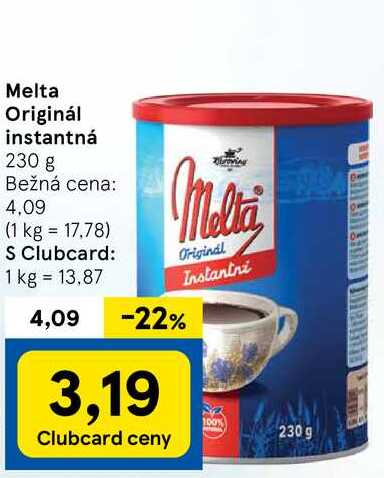 Melta Originál instantná, 230 g