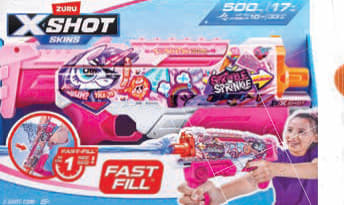 X-Shot Skins Hyperload Fast-Fill vodná pištoľ*