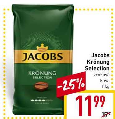 Jacobs Krönung Selection zrnková káva 1 kg 