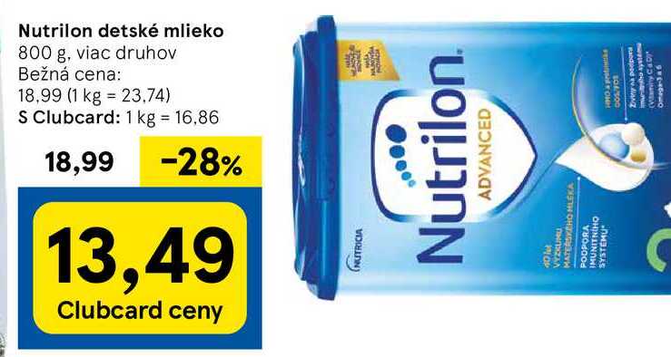 Nutrilon detské mlieko 800 g