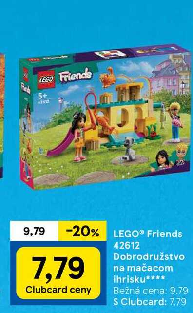 LEGO Friends 5+ 42612 Dobrodružstvo na mačacom ihrisku