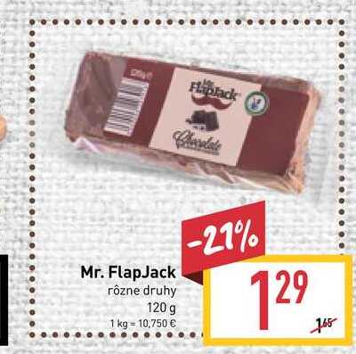 Mr. FlapJack rôzne druhy 120 g 