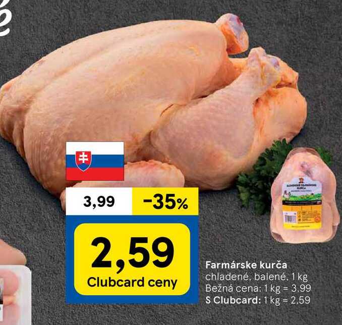 Farmárske kurča, 1 kg