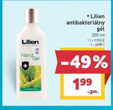 Lilien antibakteriálny gél 200 ml 