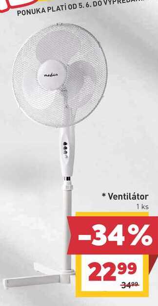 Ventilátor 1 ks 