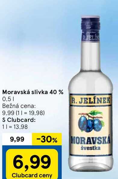 R. JELINEK Moravská slivka 40 % 0,5l