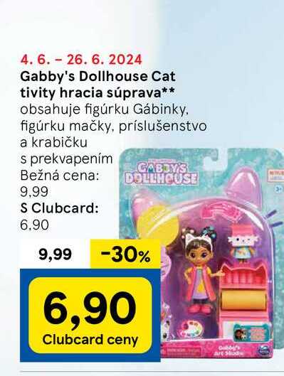 Gabby's Dollhouse Cat tivity hracia súprava
