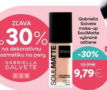Gabriella Salvete make-up SoulMatte vybrané odtiene 
