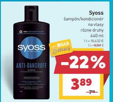 Syoss šampón 440 ml 