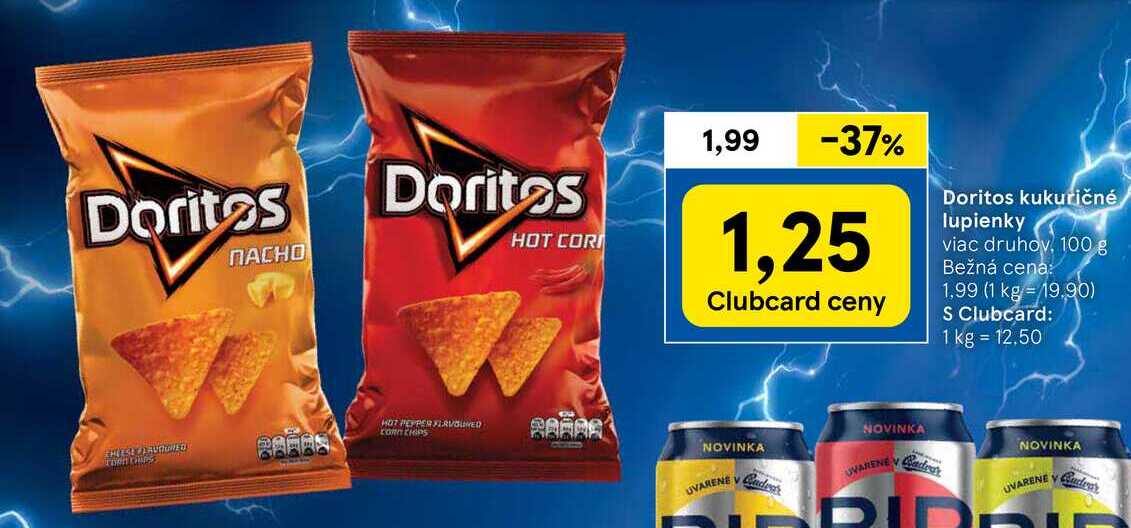 Doritos kukuričné lupienky, 100 g