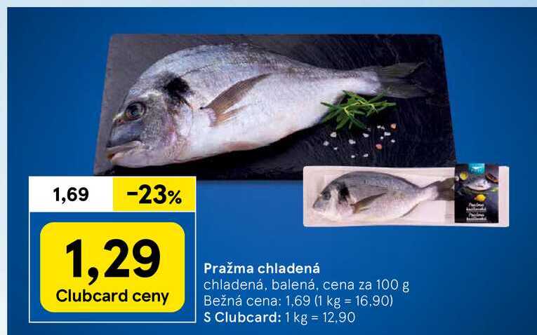 Pražma chladená, cena za 100 g