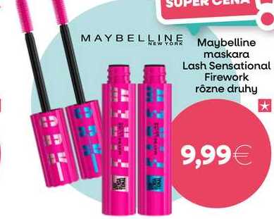 Maybelline maskara Lash Sensational Firework rôzne druhy 