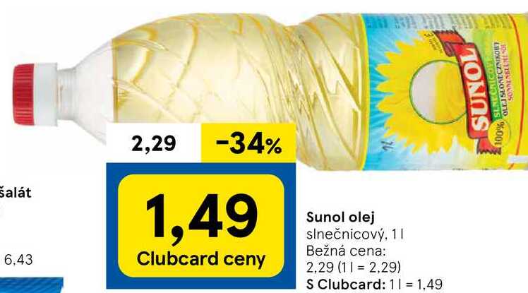 Sunol olej, 1 l