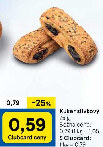 Kuker slivkový, 75 g