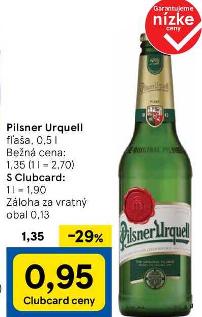 Pilsner Urquell, 0,5 l