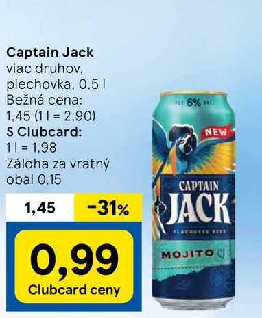 Captain Jack, 0,5 l