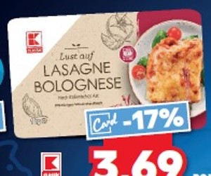 K-Classic Lasagne Bolognese chladené