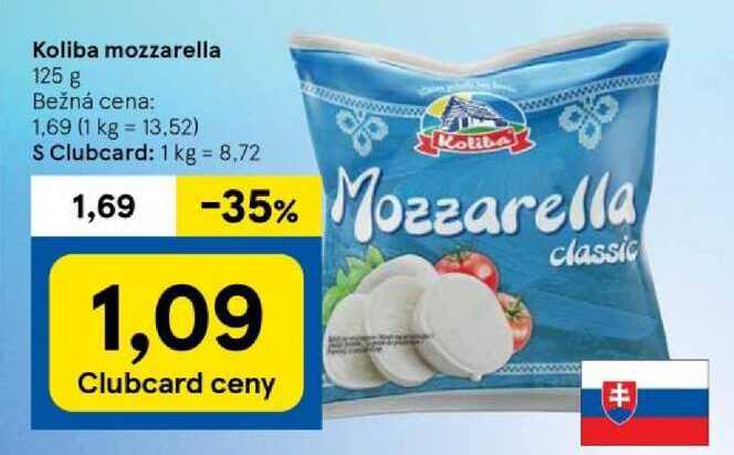 Koliba mozzarella 125 g 