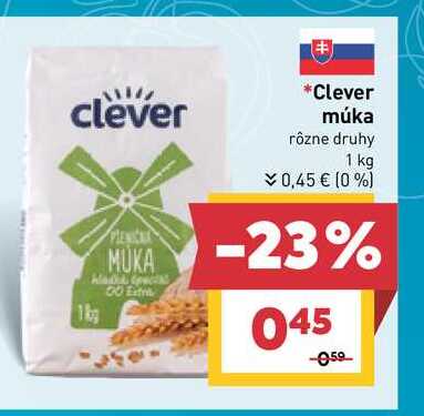 Clever múka rôzne druhy 1 kg