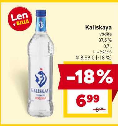Kaliskaya vodka 37,5% 0,7l