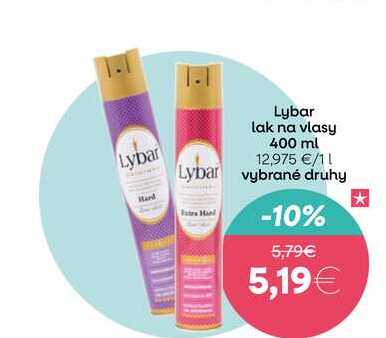 Lybar lak na vlasy 400 ml