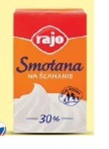 Rajo Trvanlivá smotana v akcii