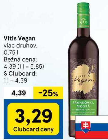 Vitis Vegan, 0,75 l