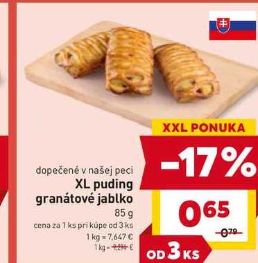 XL puding granátové jablko 85 g 