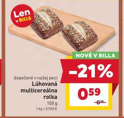 Lúhovaná multicereálna rolka 100 g