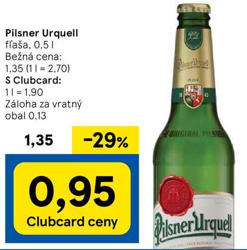 Pilsner Urquell, 0,5 l