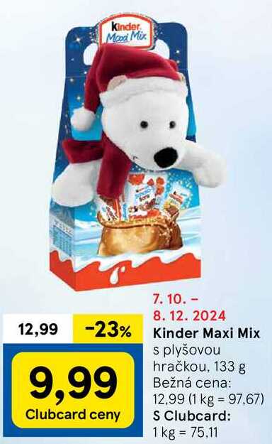 Kinder Maxi Mix, 133 g 