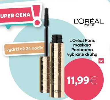 L'Oréal Paris maskara Panorama vybrané druhy 