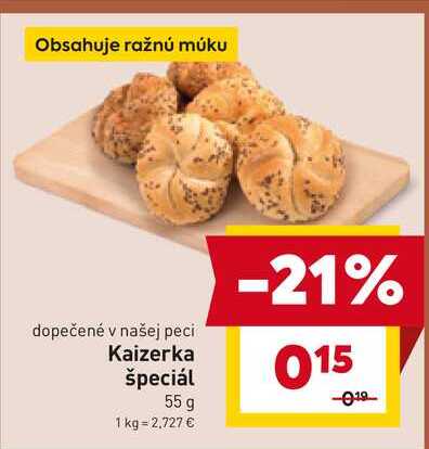 Kaizerka špeciál 55 g 