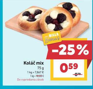 Koláč mix 75g 