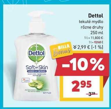 Dettol Tekuté mydlo 250 ml