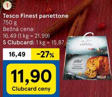 Tesco Finest panettone, 750 g