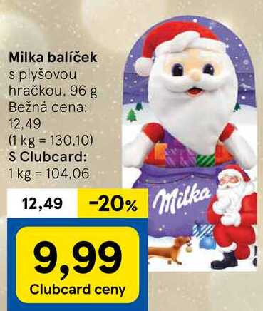 Milka balíček, 96 g