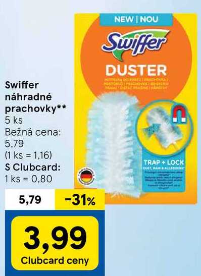 Swiffer náhradné prachovky, 5 ks 