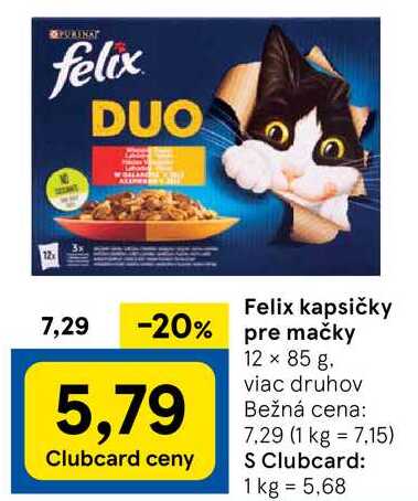 Felix kapsičky pre mačky, 12x 85 g