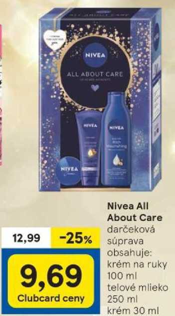 Nivea All About Care darčeková súprava 