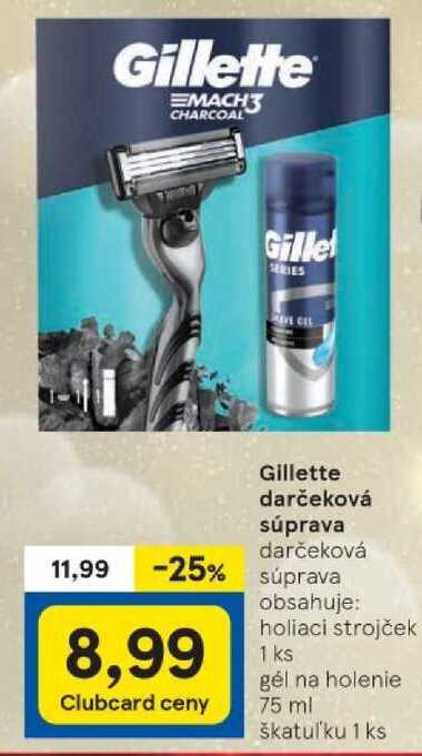 Gillette darčeková súprava 