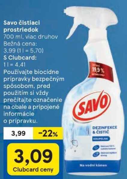 Savo čistiaci prostriedok, 700 ml