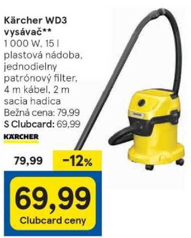 Kärcher WD3 vysávač