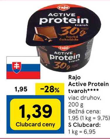 Rajo Active Protein Tvaroh 200 g