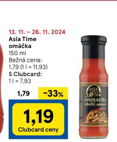 Asia Time omáčka 150 ml 