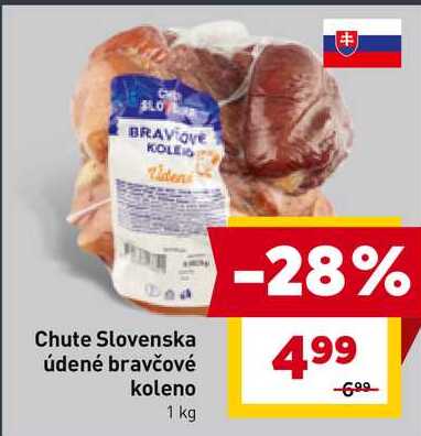 Chute Slovenska údené bravčové koleno 1 kg 