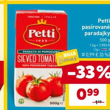 Petti pasírované paradajky 500 g