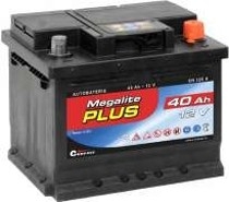 OMPASS AUTOBATÉRIA „MEGALITE PLUS” 12 V 40 AH 320 A