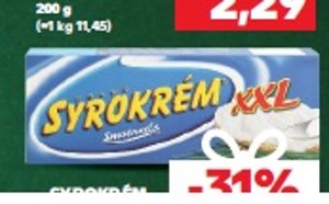 Syrokrém XXL Tavený syr